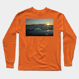 Sunset on Piran Coast, Slovenia Long Sleeve T-Shirt